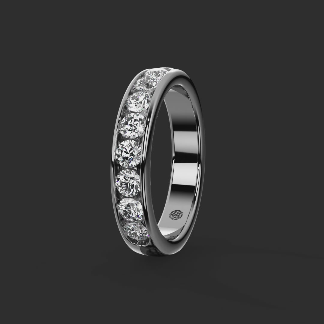 1.00ct — 4.00mm Rosendale Round Brilliant Cut Diamond Ring from Michael Isaac York  360-drag #metal_platinum