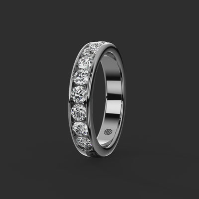 1.00ct — 4.00mm Rosendale Round Brilliant Cut Diamond Ring from Michael Isaac York  360-drag #metal_platinum