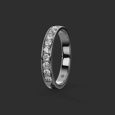 0.50ct - 3.10mm Heworth Diamond Wedding Ring from Michael Isaac York  360-drag #metal_platinum