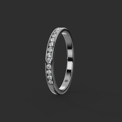 0.20ct - 2.20mm Rosendale Diamond Eternity Ring from Michael Isaac York  360-drag #metal_platinum