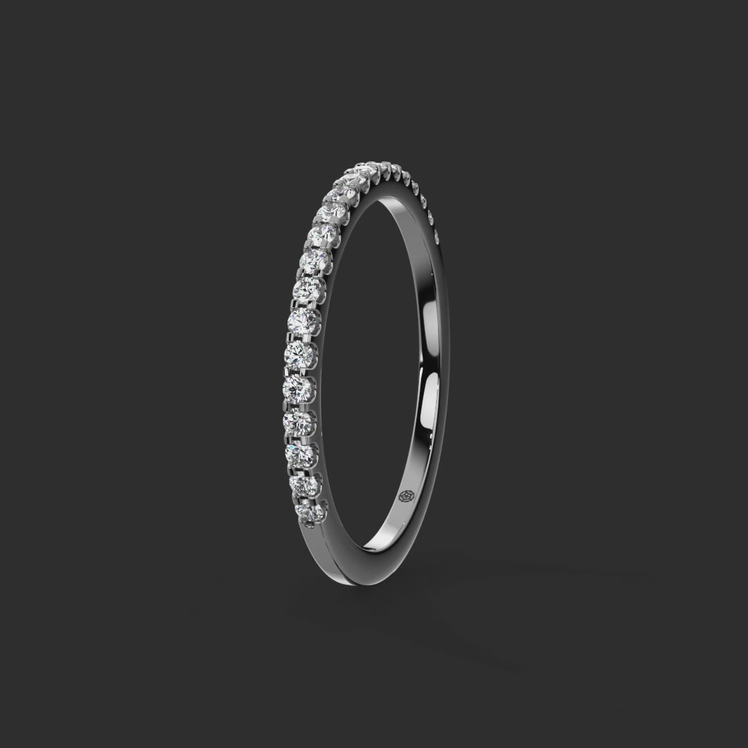 0.15ct - 1.40mm Petergate Diamond Wedding Ring from Michael Isaac York  360-drag #metal_platinum