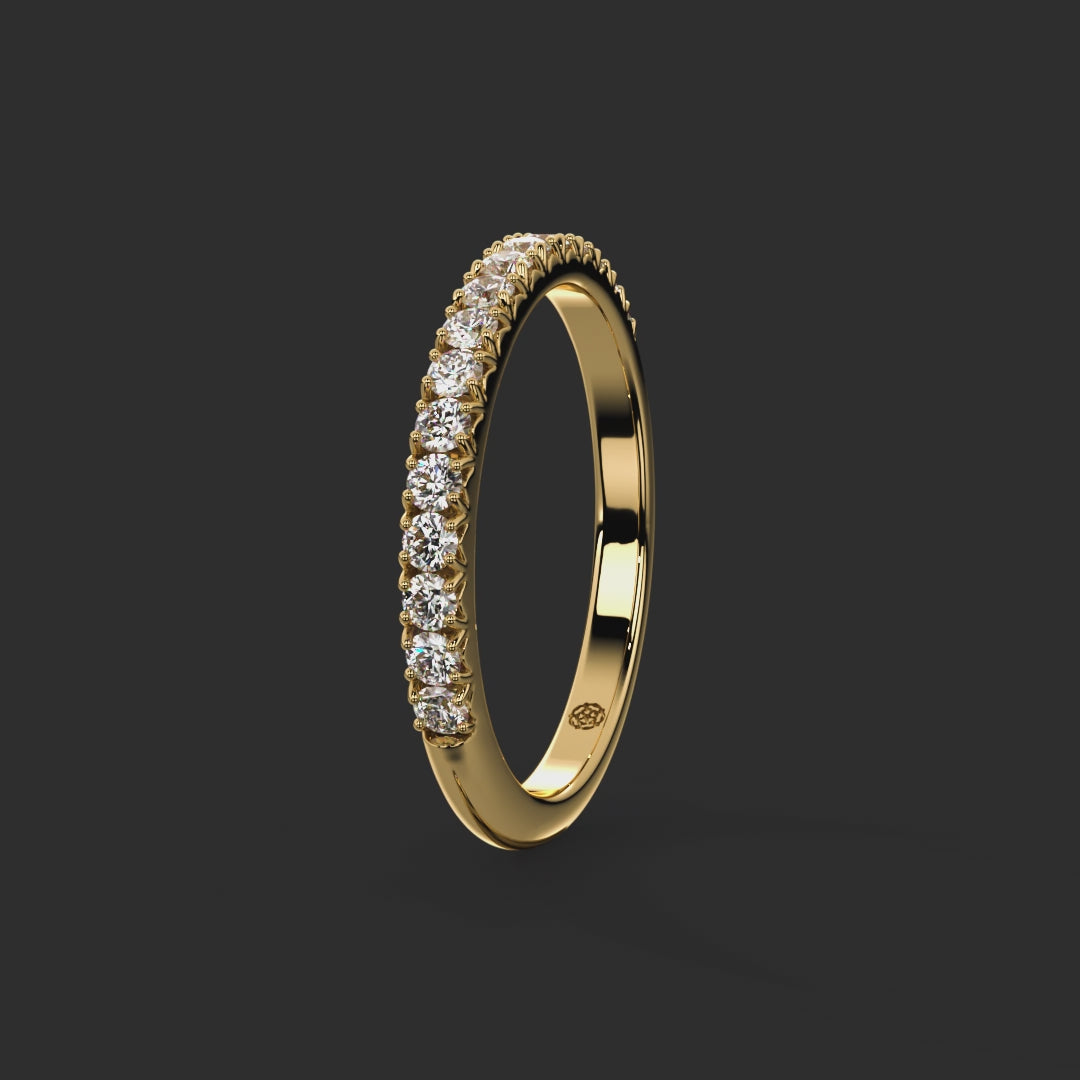 0.33ct - 2.10mm Stonegate Diamond Eternity Ring from Michael Isaac York  360-drag #metal_gold