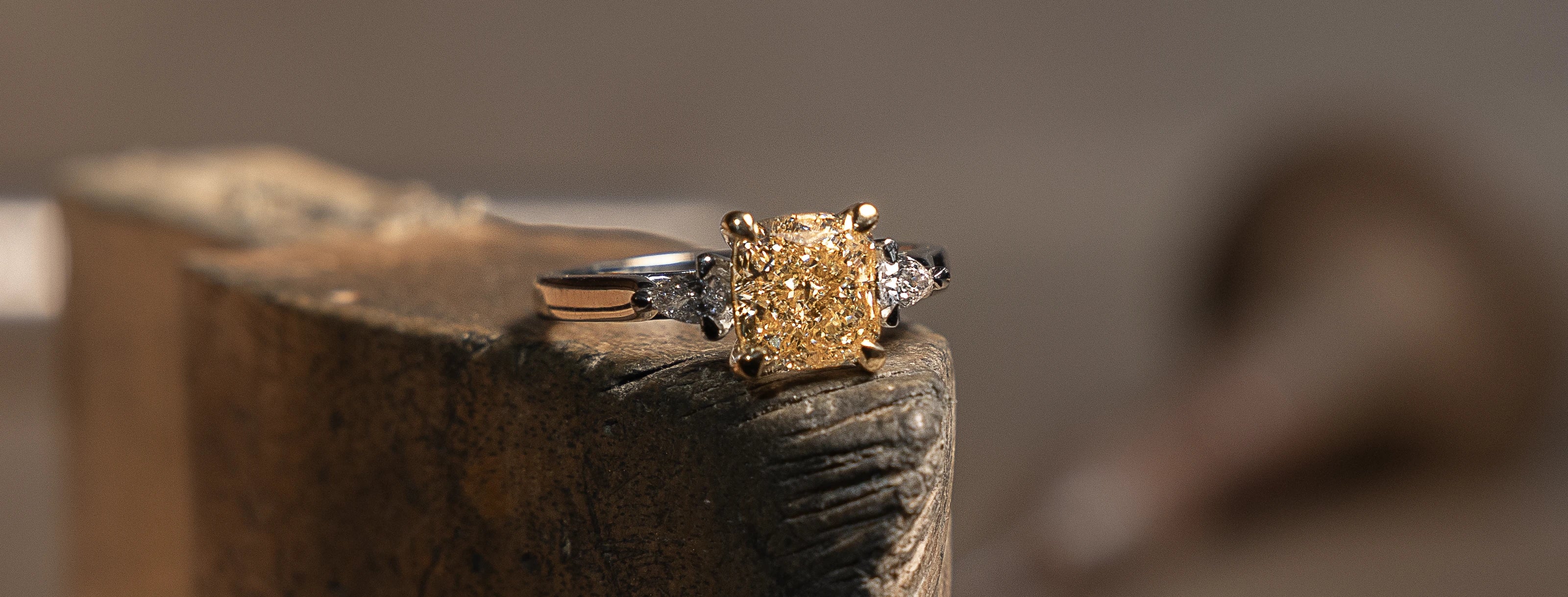 york jewellers engagement rings yellow diamond