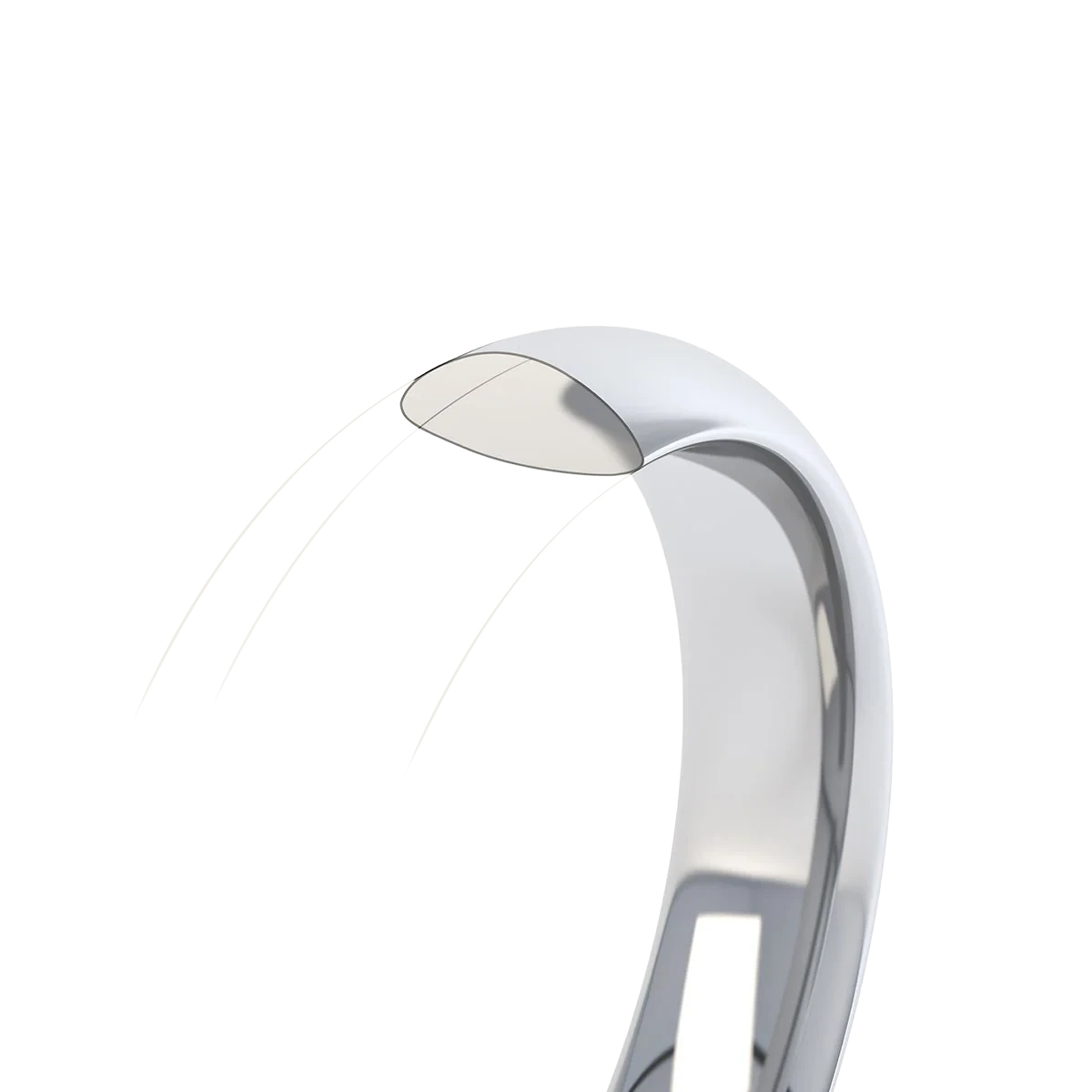Soft Court Wedding Ring Profile #metal_platinum