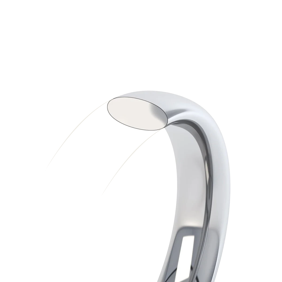Traditional Court Wedding Ring Profile #metal_platinum