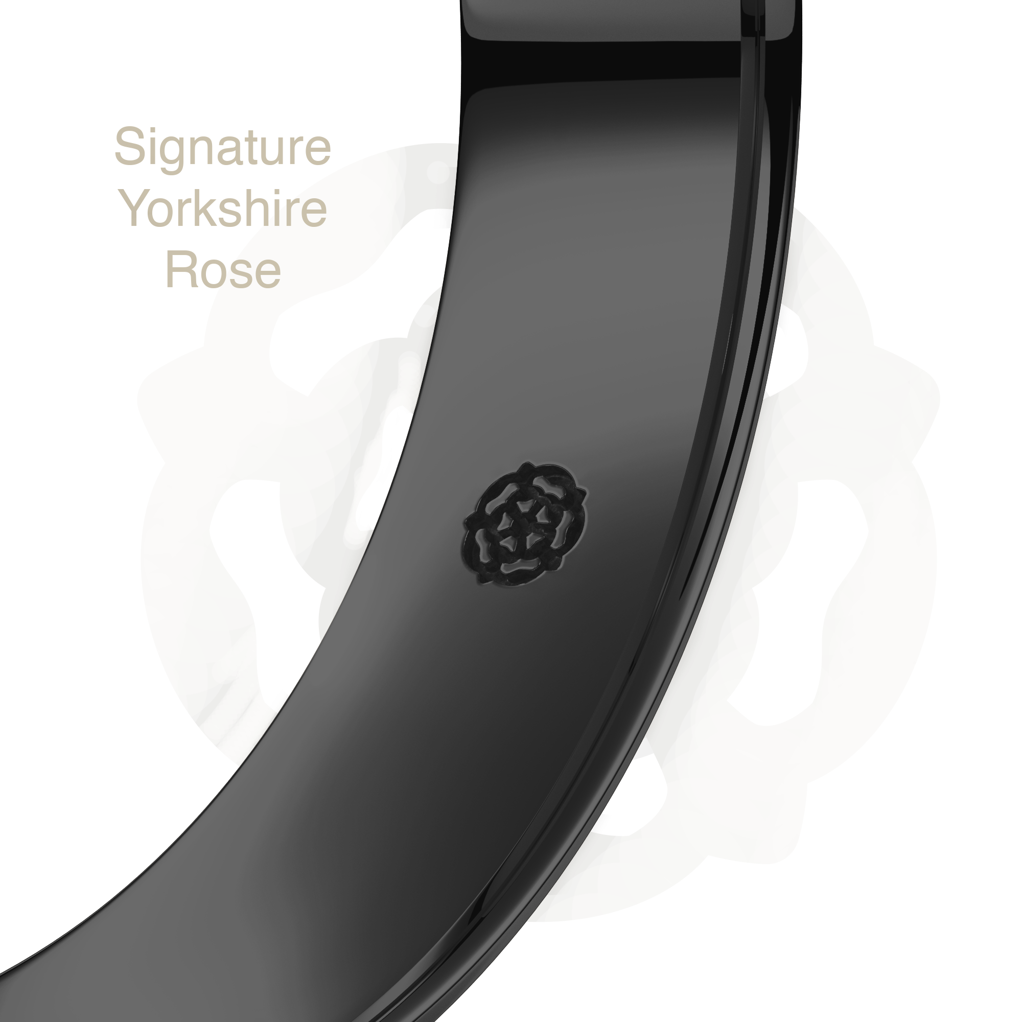 Yorkshire Rose signature stamp #metal_zirconium